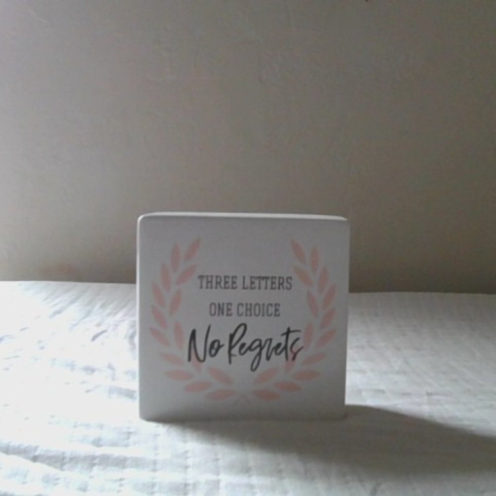 Small Glass Sign